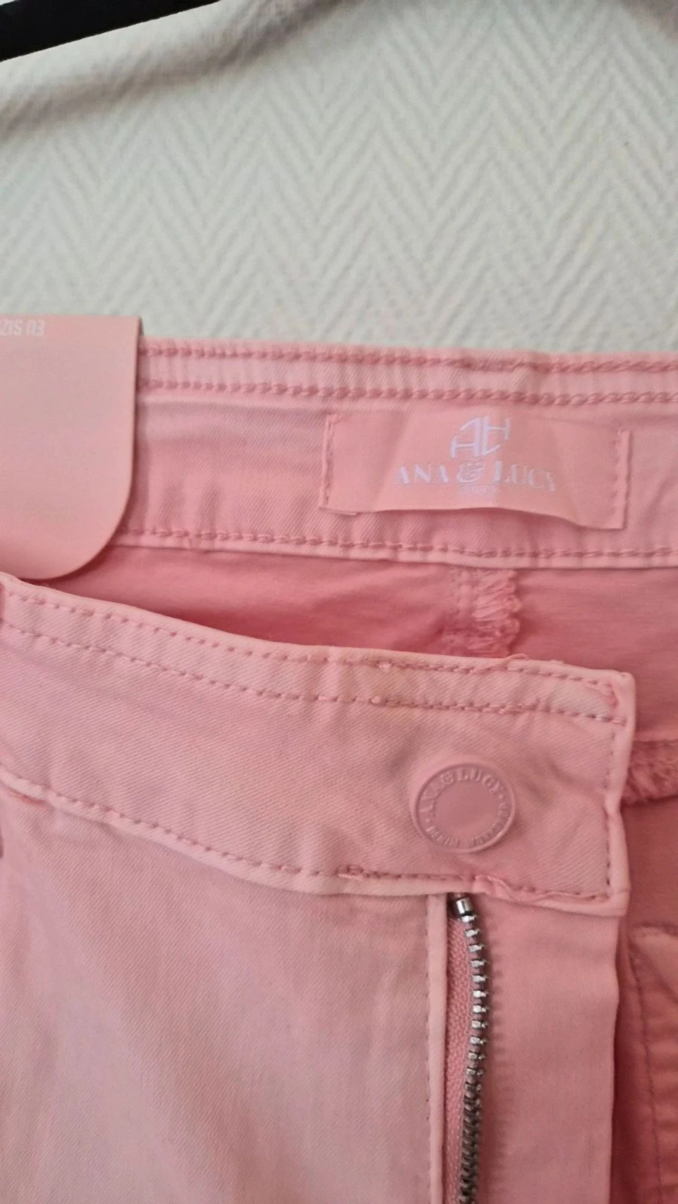 Calça feminina de verão ANA & LUCY nova tamanho 44, 98% algodão – photo 4